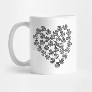 Shamrock Heart St Patricks Day Mug